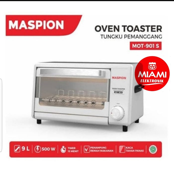 Oven Maspion MOT901S/ Oven Toaster Maspion MOT 901S / Tungku Pemanggang Maspion 9L