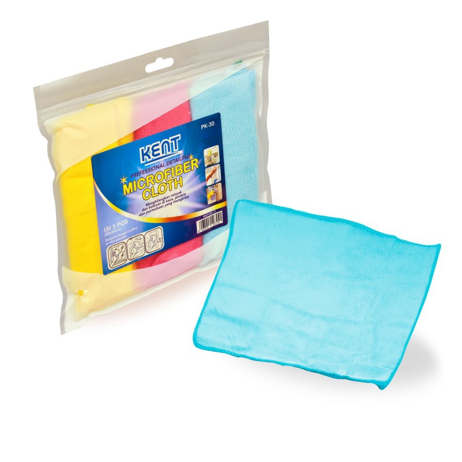 Kent Microfiber Cloth PK-30 Isi 3 Pcs - Random