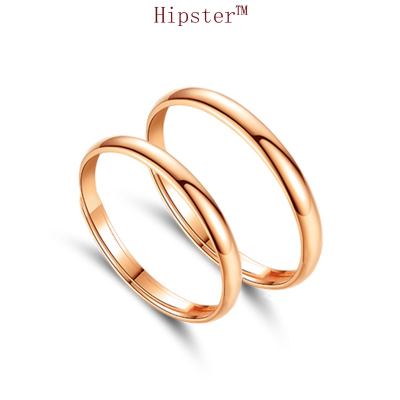 Popular Minimalist Creative Can Carve Writing Romantic Couple Couple Rings