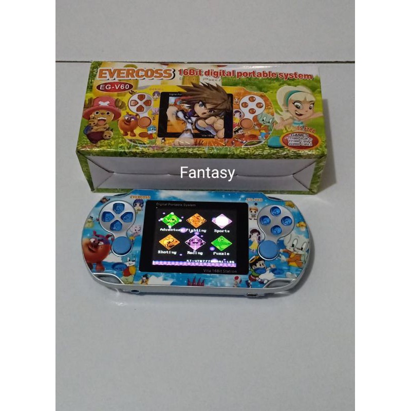 GAME PVP PORTABLE EVERCOSS 16BIT NINTENDO