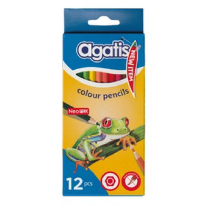 

pensil warna AGATIS 12 warna panjang
