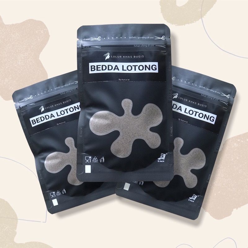 Lulur Bedda Lotong Asli / Bedda lotong / Bedak Lotong