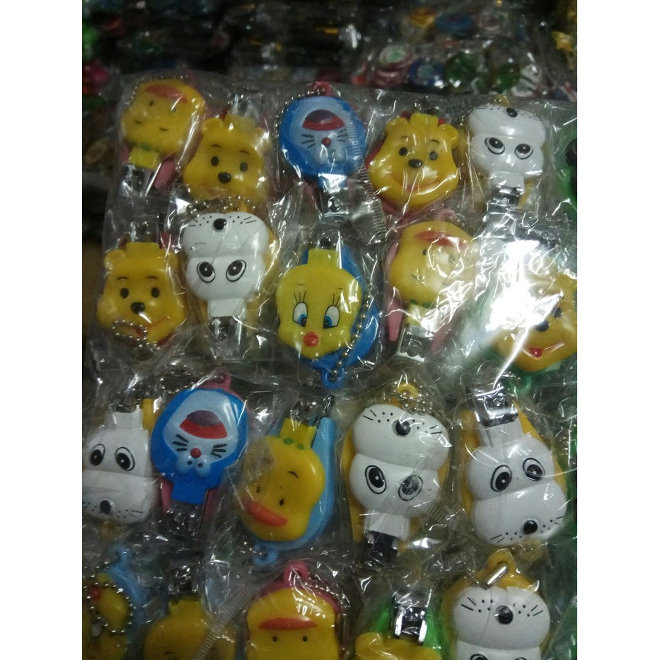 Souvenir Pernikahan Gunting kuku Karakter Pooh Doreaemon tweety Pesta