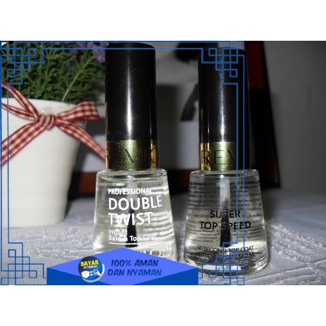 ♥️BISA COD♥️ Revlon Top Coat kutek / top speedy revlon / kutek bening revlon - Top Speed