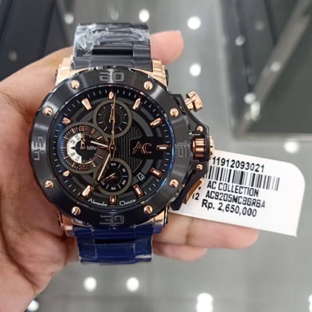 REBUTAN  AC9205 BLACK ROSEGOLD ORIGINAL