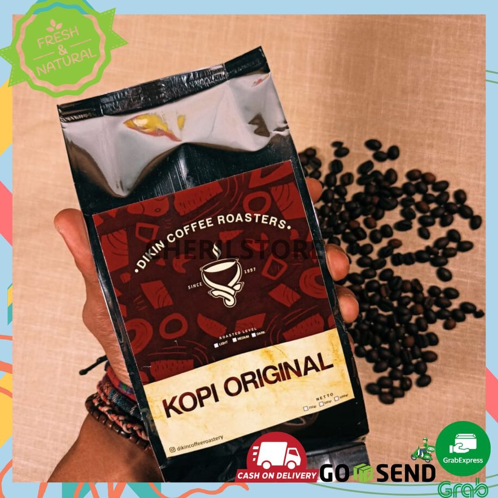 KOPI BUBUK ROBUSTA KOPI KASAR / ORIGINAL / COKELAT ASLI GRESIK (250 GRAM)