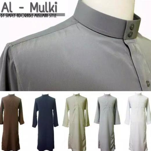 Star Seller Jubah Pria Haramain Al Mulki/Gamis Pria Dewasa - Hitam, M