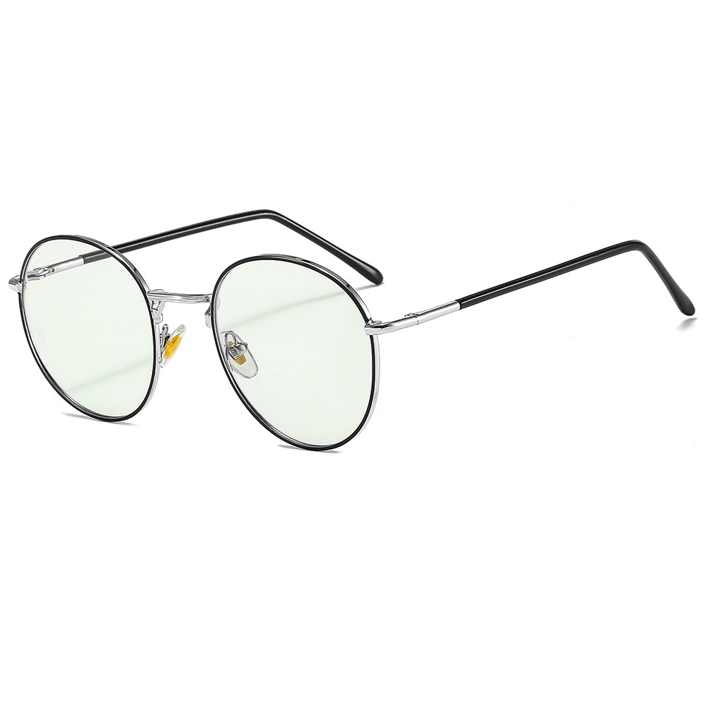 Kacamata Lensa Photocromic + Anti Radiasi Blueray (Bluechromic) Pria Wanita Frame Besi Photochromic-Photocromic#24