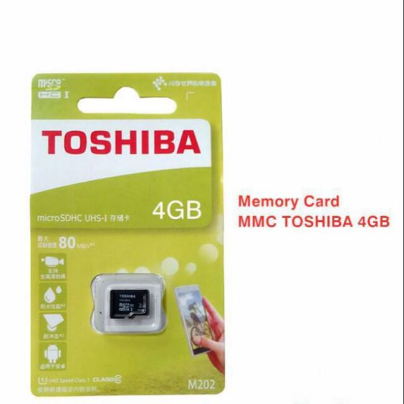 Micro SD Toshiba 4GB-Kartu Memory Card 4GB - Micro SD Toshiba