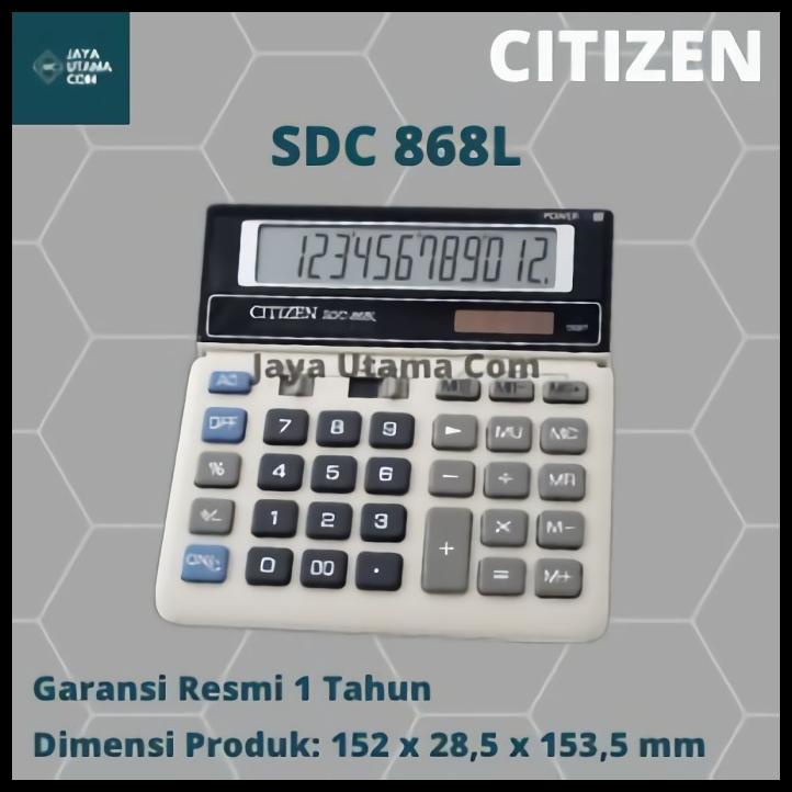 

Calculator Citizen Sdc 868L Original