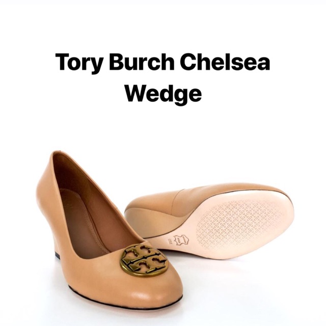 Tory Burch Chelsea Wedge Beige