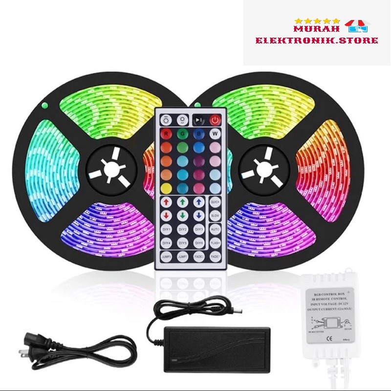 MUXINDO LED STRIP 5M RGB 2835 Lampu Hias Rumah,Taman,Lampu Natal DLL