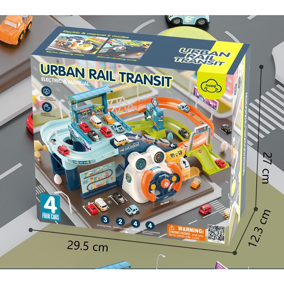 Urban Rail Transit Mainan Mobil Mobil-mobilan