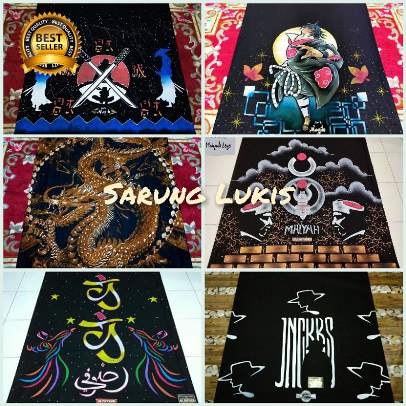 SARUNG LUKIS MAIYAH SARUNG JANCUK SARUNG LUKIS ANIME