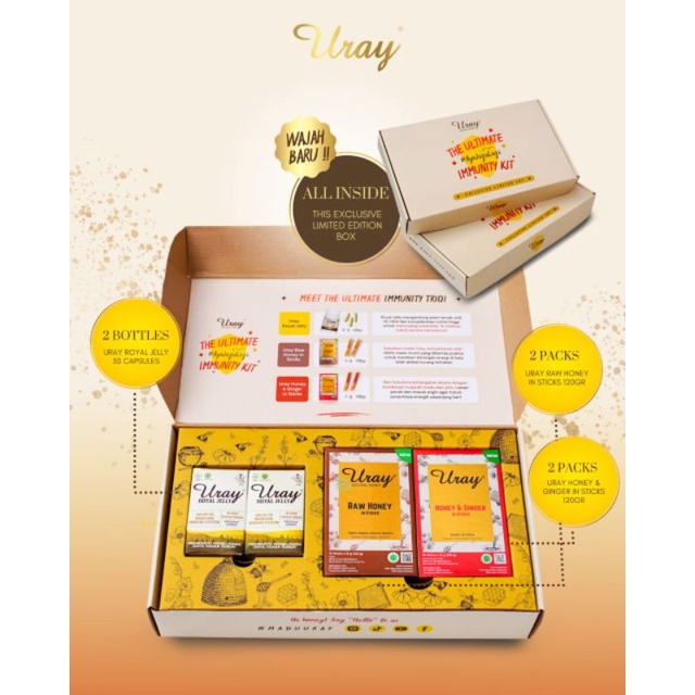 Madu Uray Natural Honey The Ultimate Immunity Kit