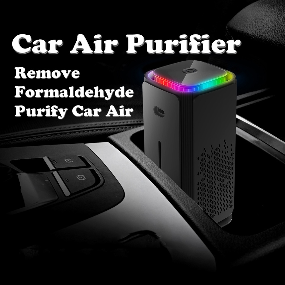 Air Purifier Aroma HEPA PM2.5 Penghilang Bau Bakteri Asap Formaldehida Untuk Mobil