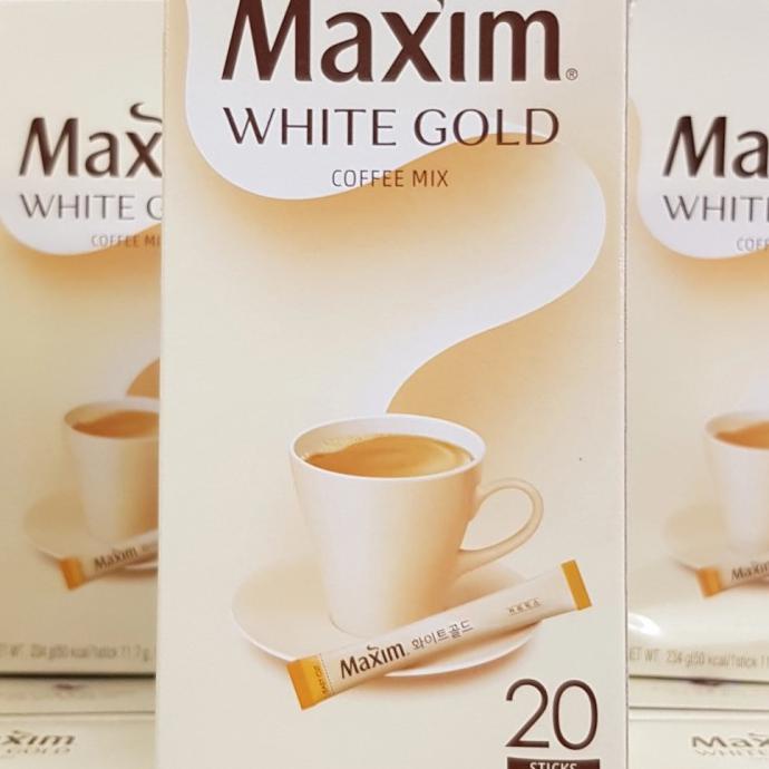 

Murah Maxim Coffee Mocha Gold / White Gold Kopi Bubuk Korea 20 Sticks X 12Gr - White Mocha Trendi