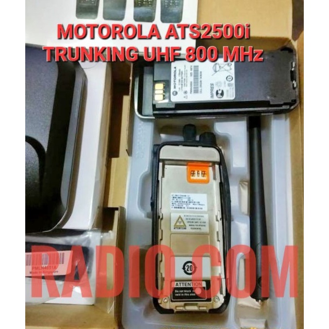 HT MOTOROLA ATS2500i TRUNKING UHF 800 MHz DIGITAL ANALOG HT MOTOROLA ATS 2500i TRUNKING 800MHZ ORIGINAL