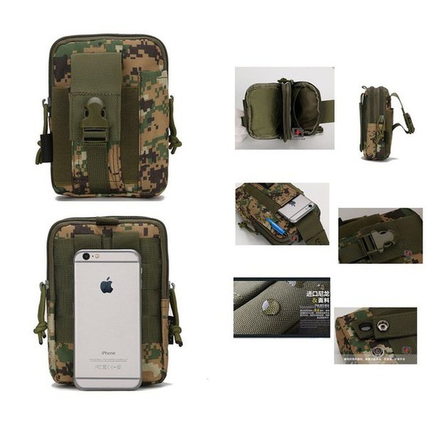 Tas Pinggang Pria Tactical Military Bag &amp; Tas HP Cowok Army Militer