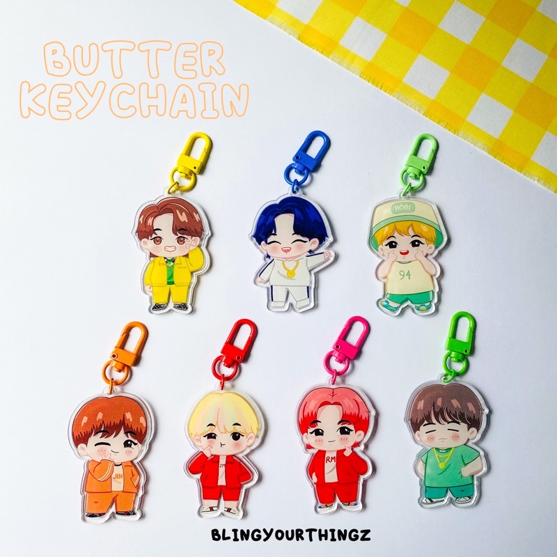 BTS Butter Keychain