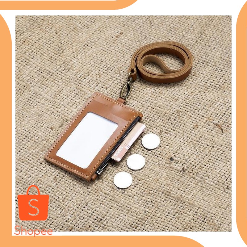 

Jual sparepart ID Card Holder Name Tag Holder Kulit Gantungan ID Card M Limited