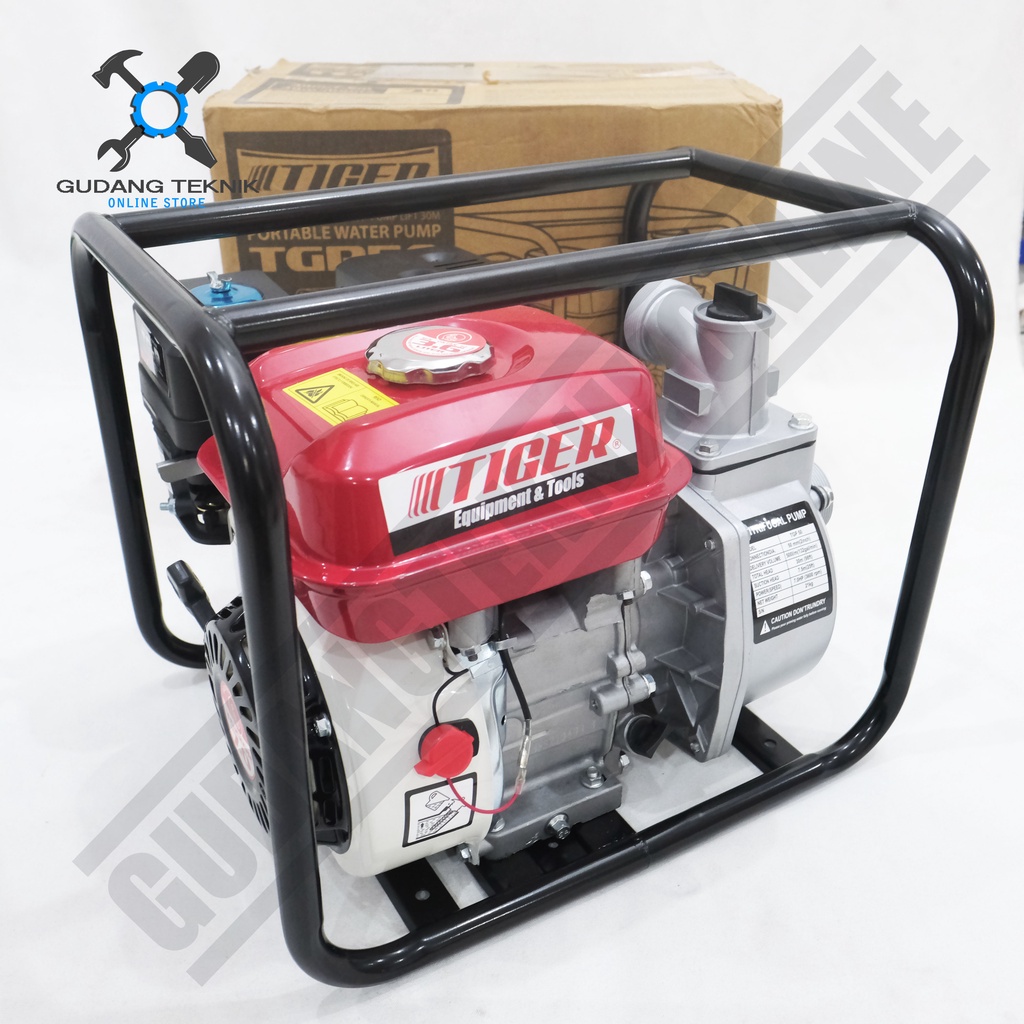 Water Pump TIGER TGP50 2&quot; / Water Pump TIGER TGP80 3&quot; - Pompa Air Sawah 2 3 Inch - Mesin Pompa Irigasi Sawah