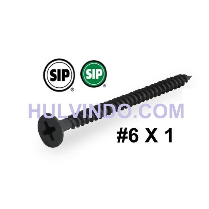 

[cod] Skrup Gypsum / Drywall Screws "SIP" 6 x 1 | ISI 1000PCS/DUS [cod]