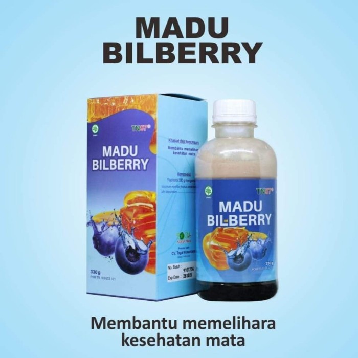 Madu Bilberry Herbal Kesehatan Mata