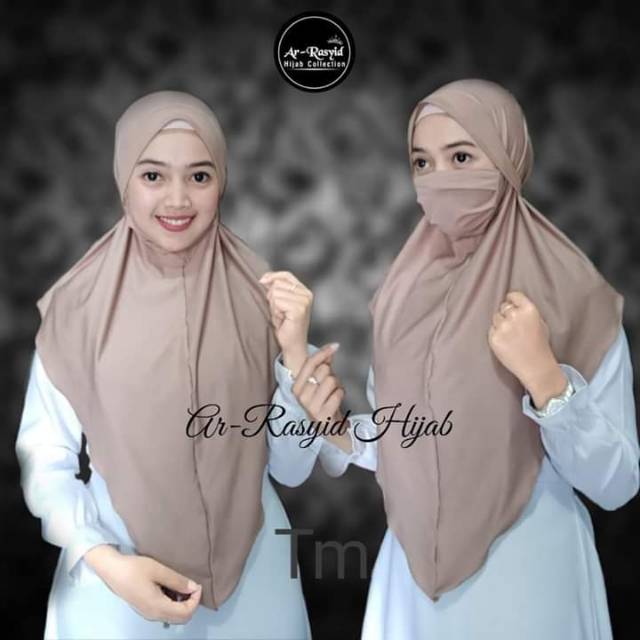 Hijab niqob/kerudung masker tali