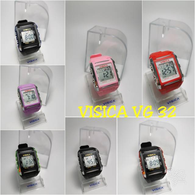 Jam tangan anak Anak dan remaja digital segi water Resist Visica vg32