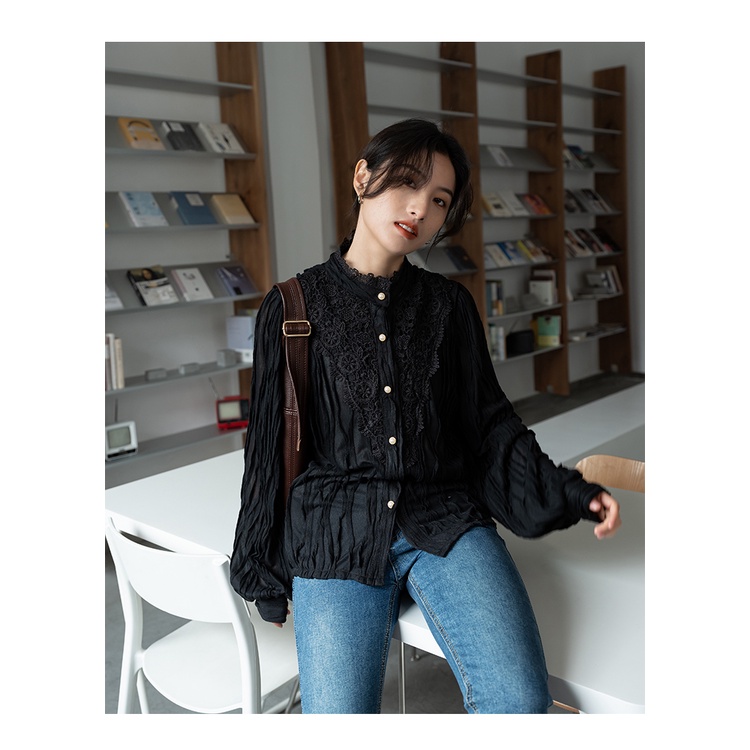 (PREMIUM) Atasan blouse lengan panjang korea style
