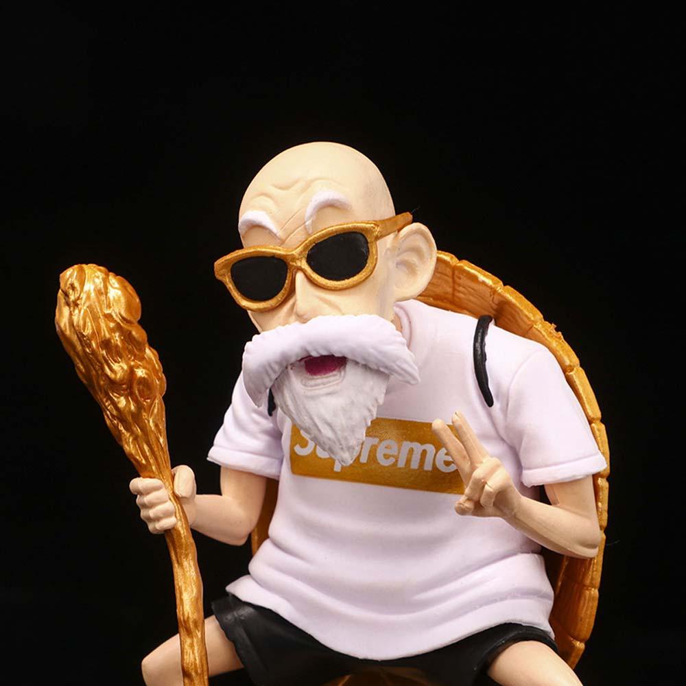 Lanfy Dragon Ball Mainan Hadiah DBZ Roshi Miniatur Ornamen Desktop Son Goku Figure Model Toys