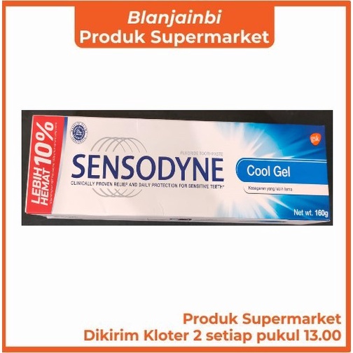 Sensodyne Pasta Gigi Cool Gel Kemasan 160 gram