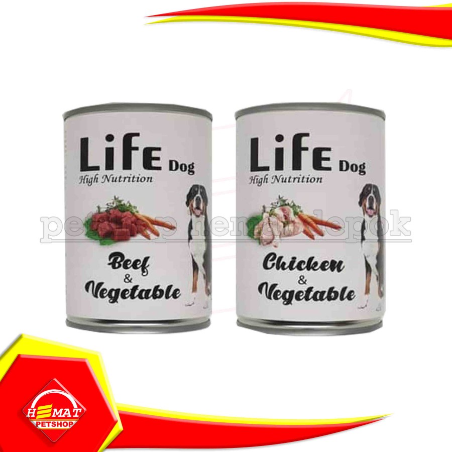 LIFE DOG LAMB &amp; VEGETABLE 375GR