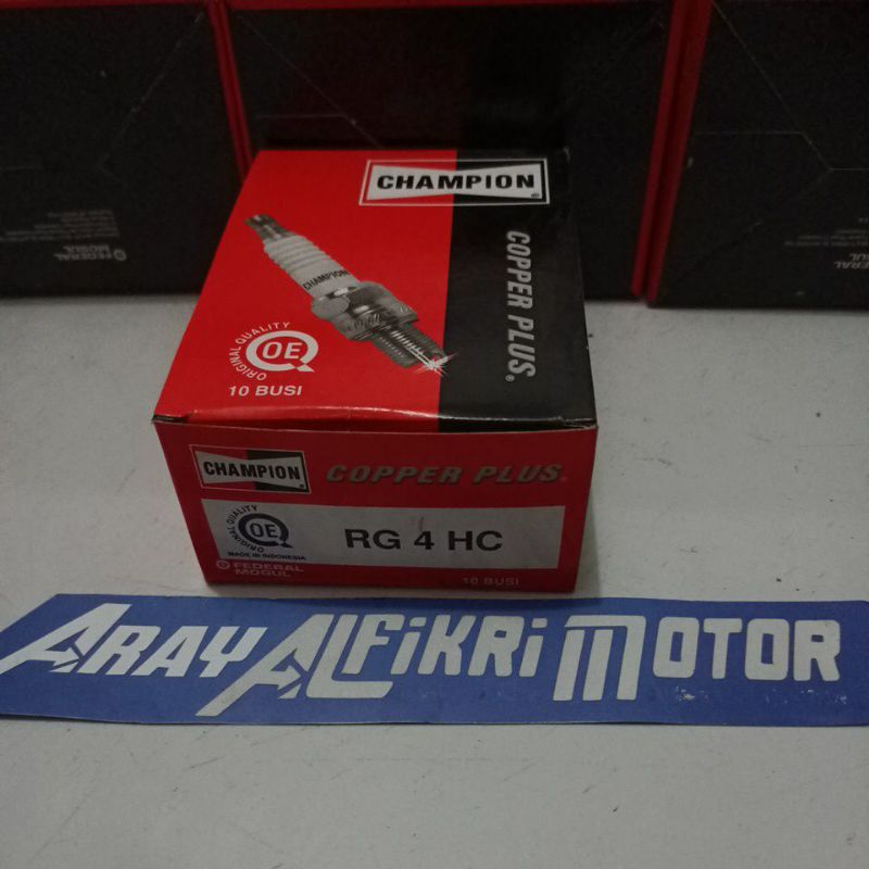 Busi Champion Power RG4HC Karisma-Vario 125-Beat-Satria Fu-Vixion ORIGINAL