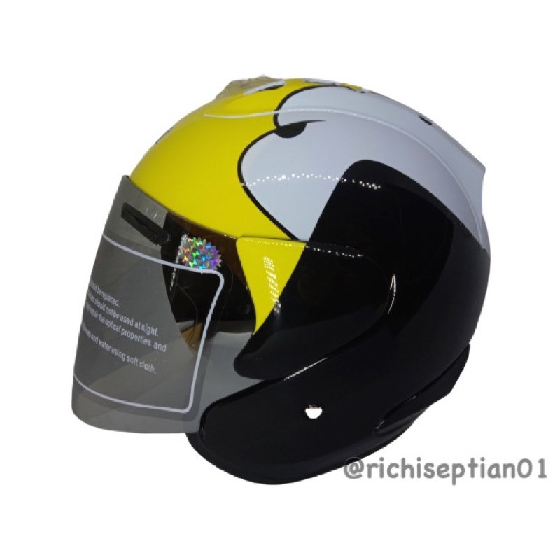 Helm scott ram 4 kenny robert not arai tsr ram 4 + stiker arai