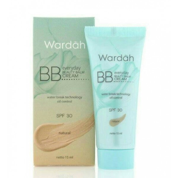 Wardah Everyday BB Cream 15 ml - SPF 30, Aloe Vera Extract &amp; Bio-Hyaluronic Acid  - BISA COD