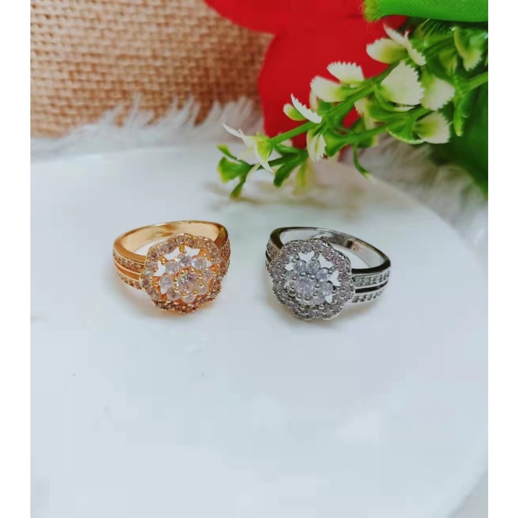 Cincin Xuping Mata Full Lapis Emas Perhiasan Fashion 1251