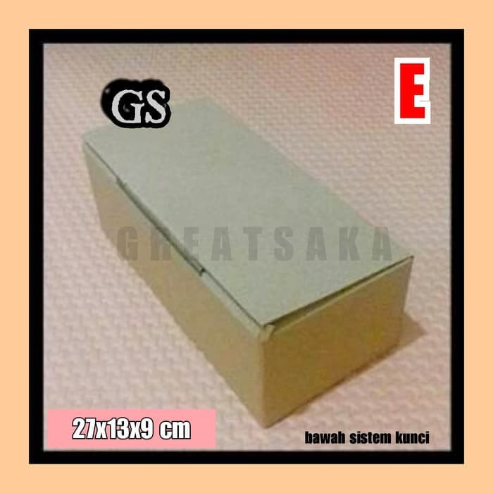 

KOTAK KARDUS PACKING KECIL 27 X 13 X 9 CM