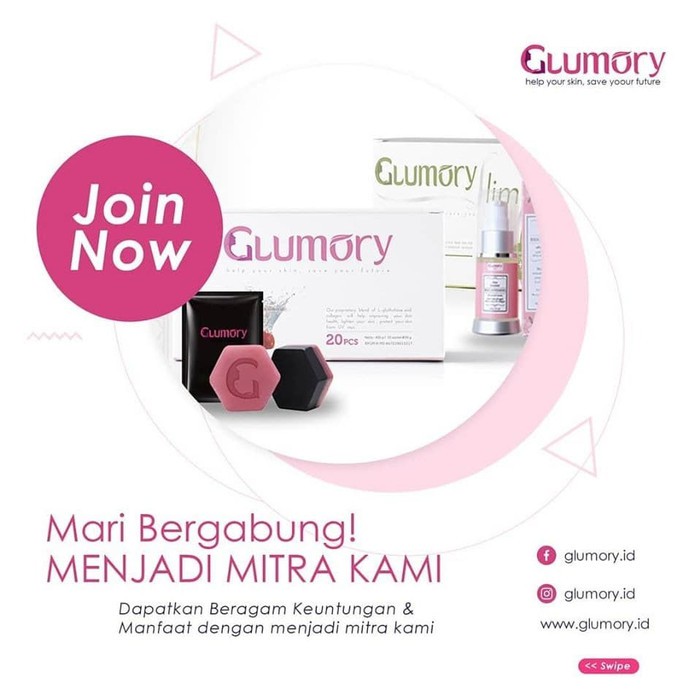 Paket Join Mitra Glumory Resmi Syarat Agen Reseller Glumory Join Daftar Member Distributor Glumory Shopee Indonesia