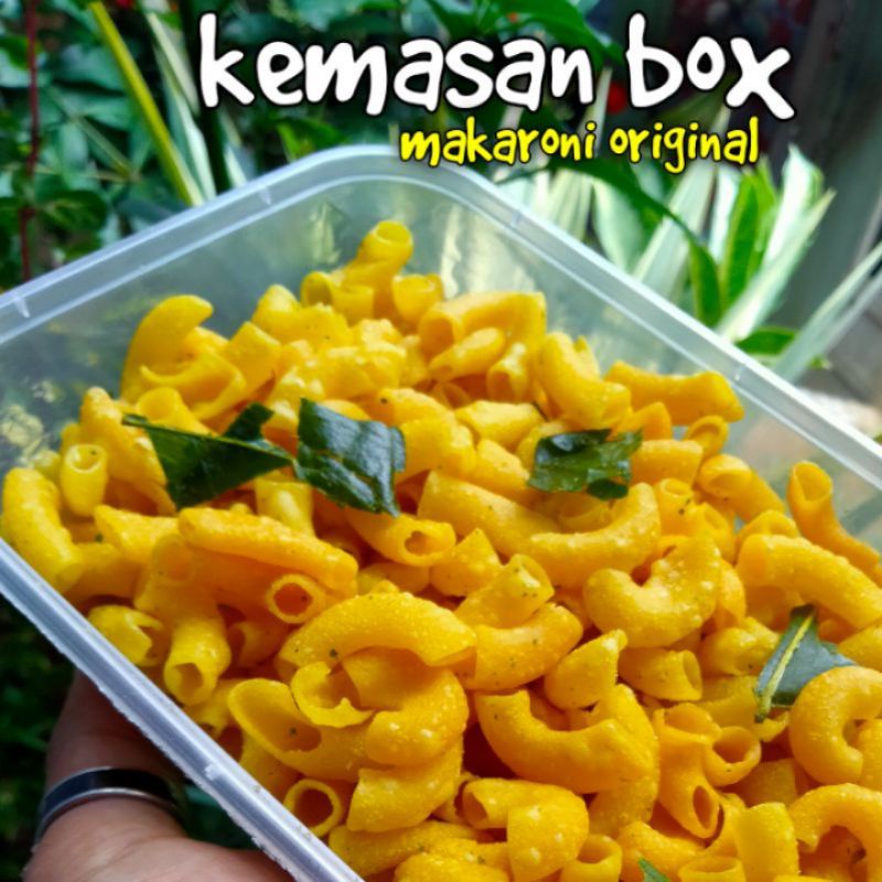 

makaroni original asin gurih aroma daun jeruk kemasa box (200gr)