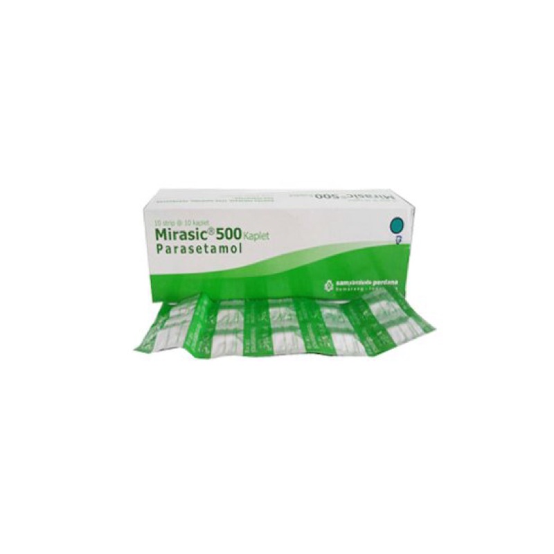 MIRASIC 500 MG STRIP 10 TABLET (PARACETAMOL)