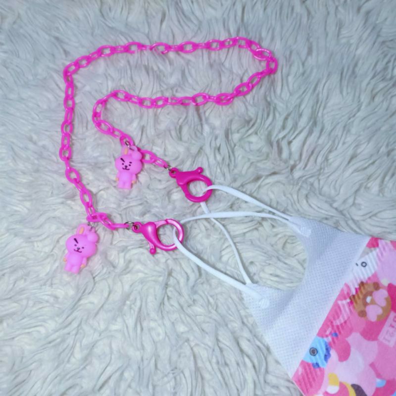 kalung masker rantai BT21