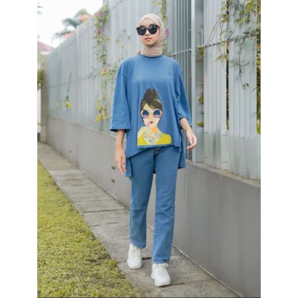 Midi kaos oversize