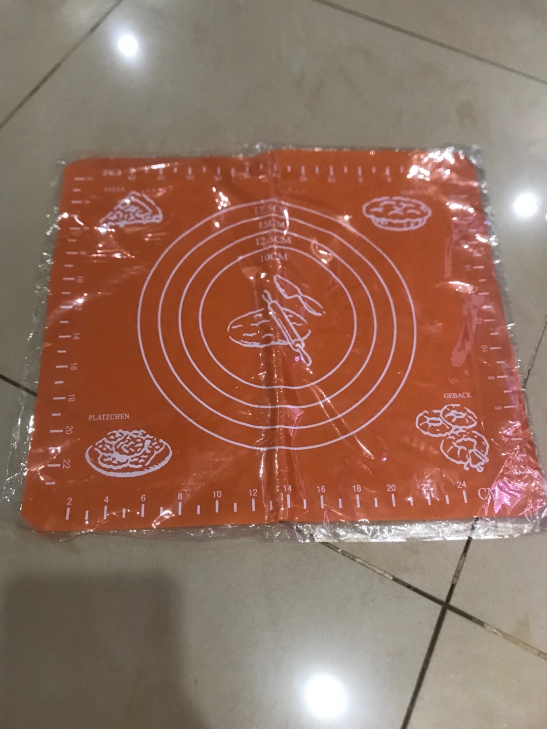 Mini Baking Silicone Mat / Alas Giling Adonan Tatakan Silikon Silmat