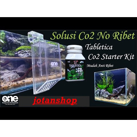 Tabletica Co2 Tablet botol isi 100 butir Aquascape aquarium