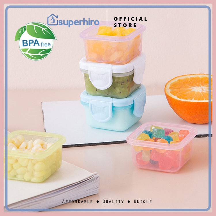 Kotak Penyimpanan MPASI Food Container BPA Free Microwavable Freezer