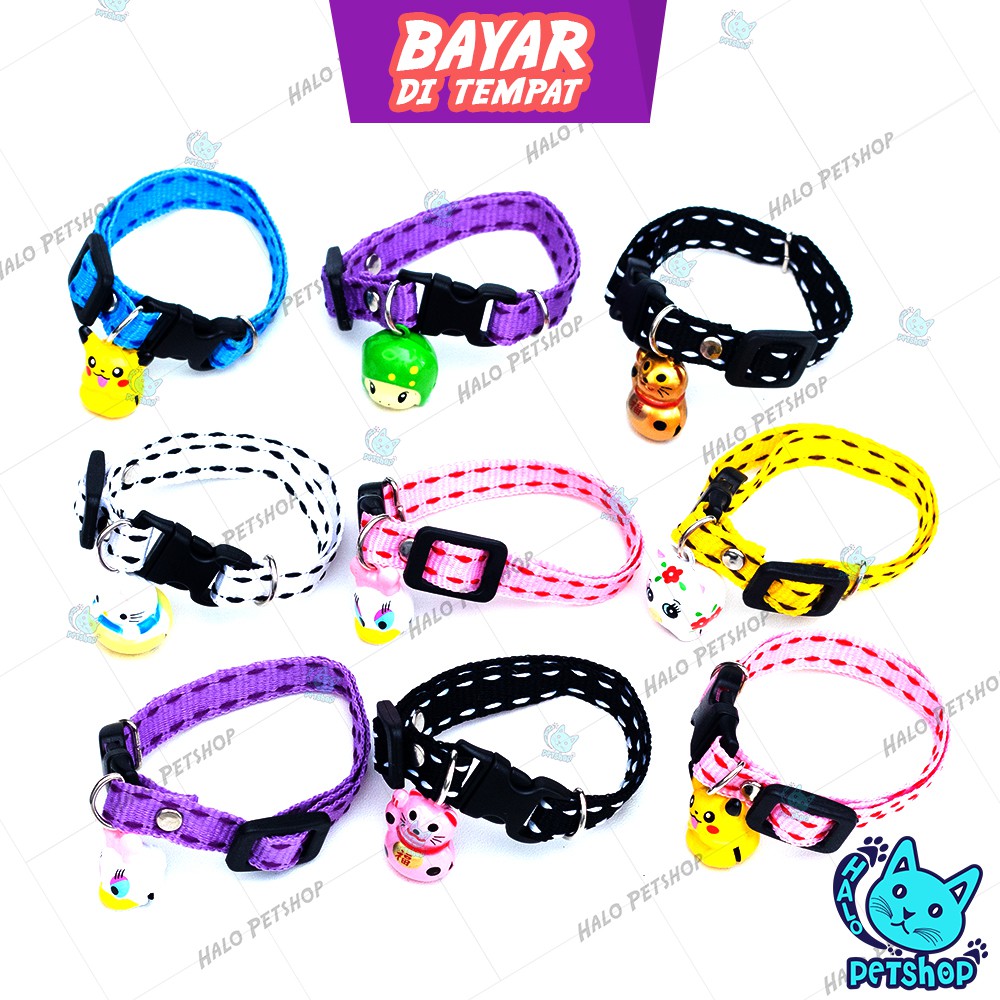 Kalung Kucing Krincingan Lonceng Karakter Grosir