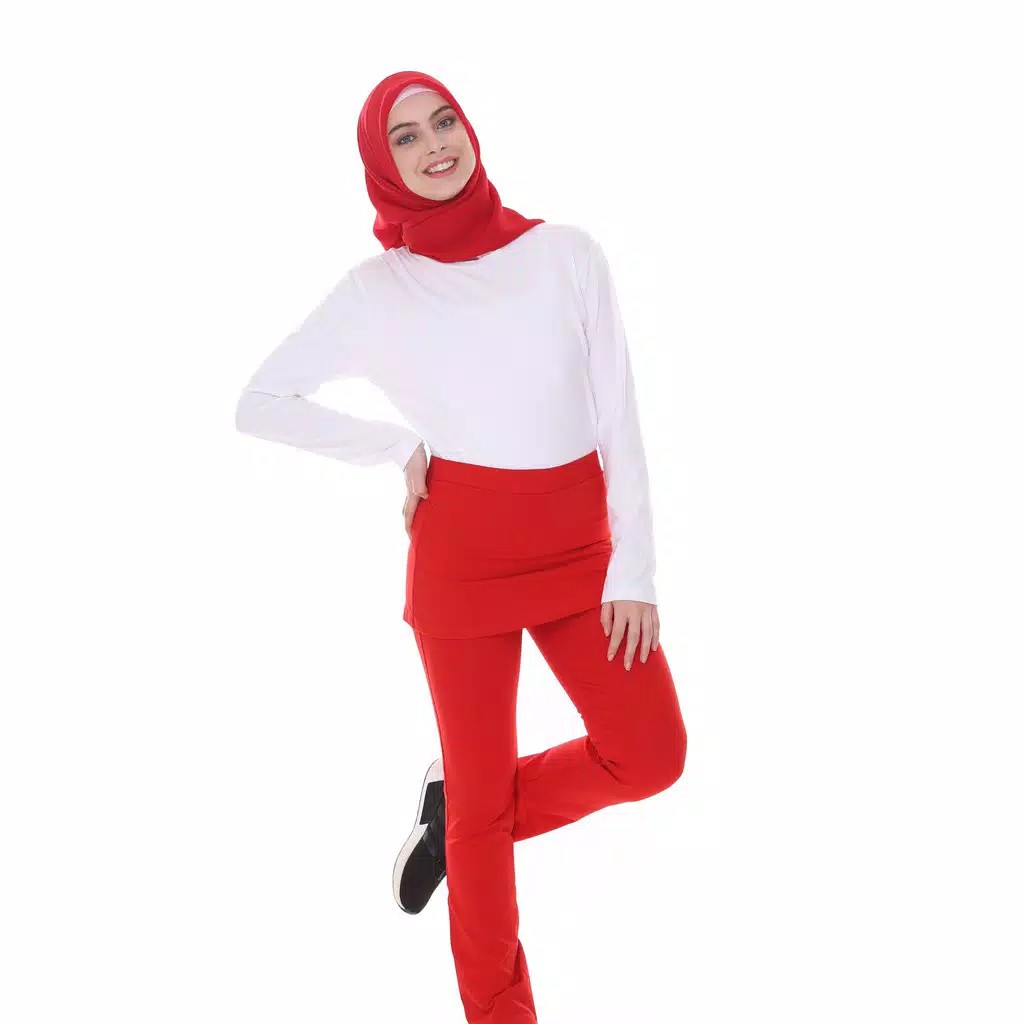 Celana Rok Olahraga JUMBO Muslimah | Celana Rok Senam JUMBO Bodies