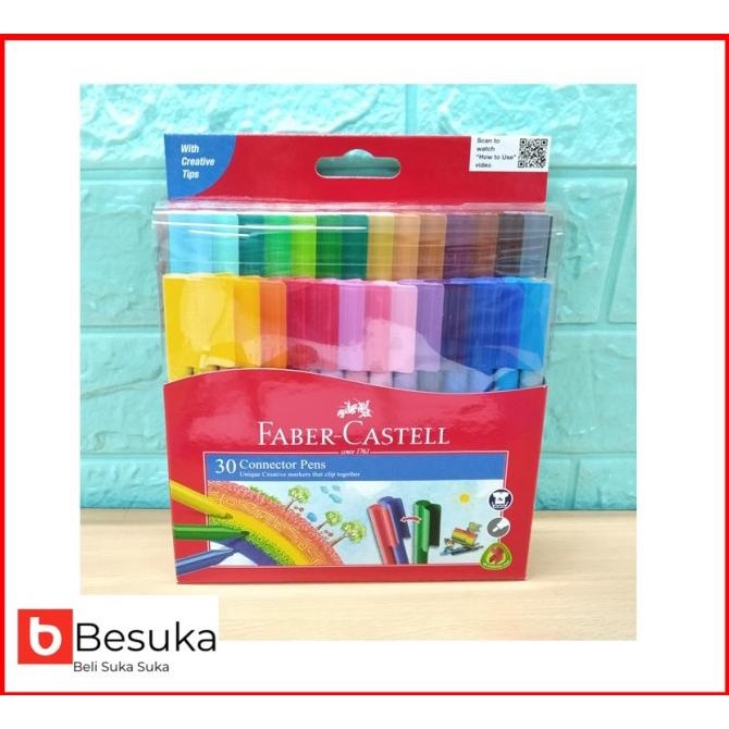 

Connector Pen Faber Castell Set 30